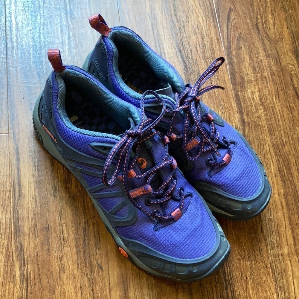 Merrell sneakers violet‎ blue color way size 8.5